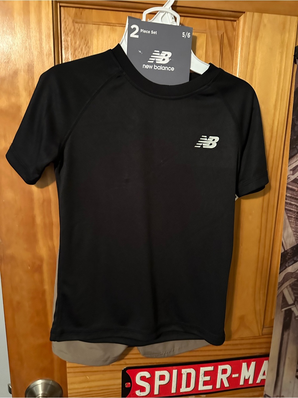 Boys New Balance Black Performance Short-Set